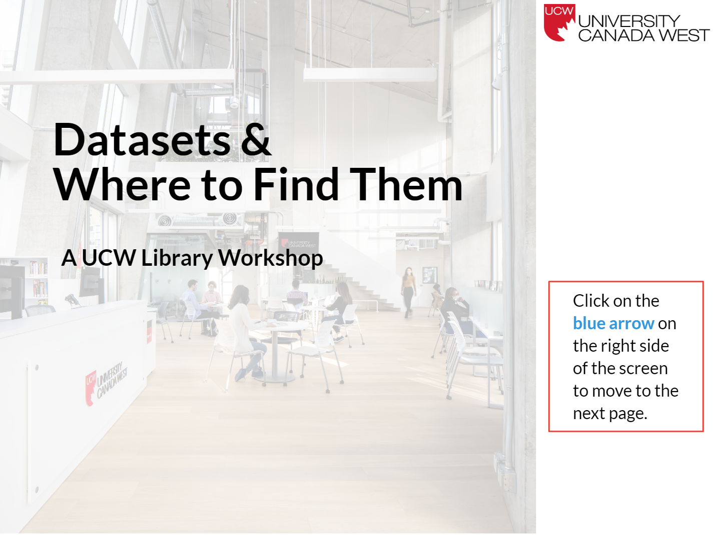 Title card for datasets and where to find them workshop